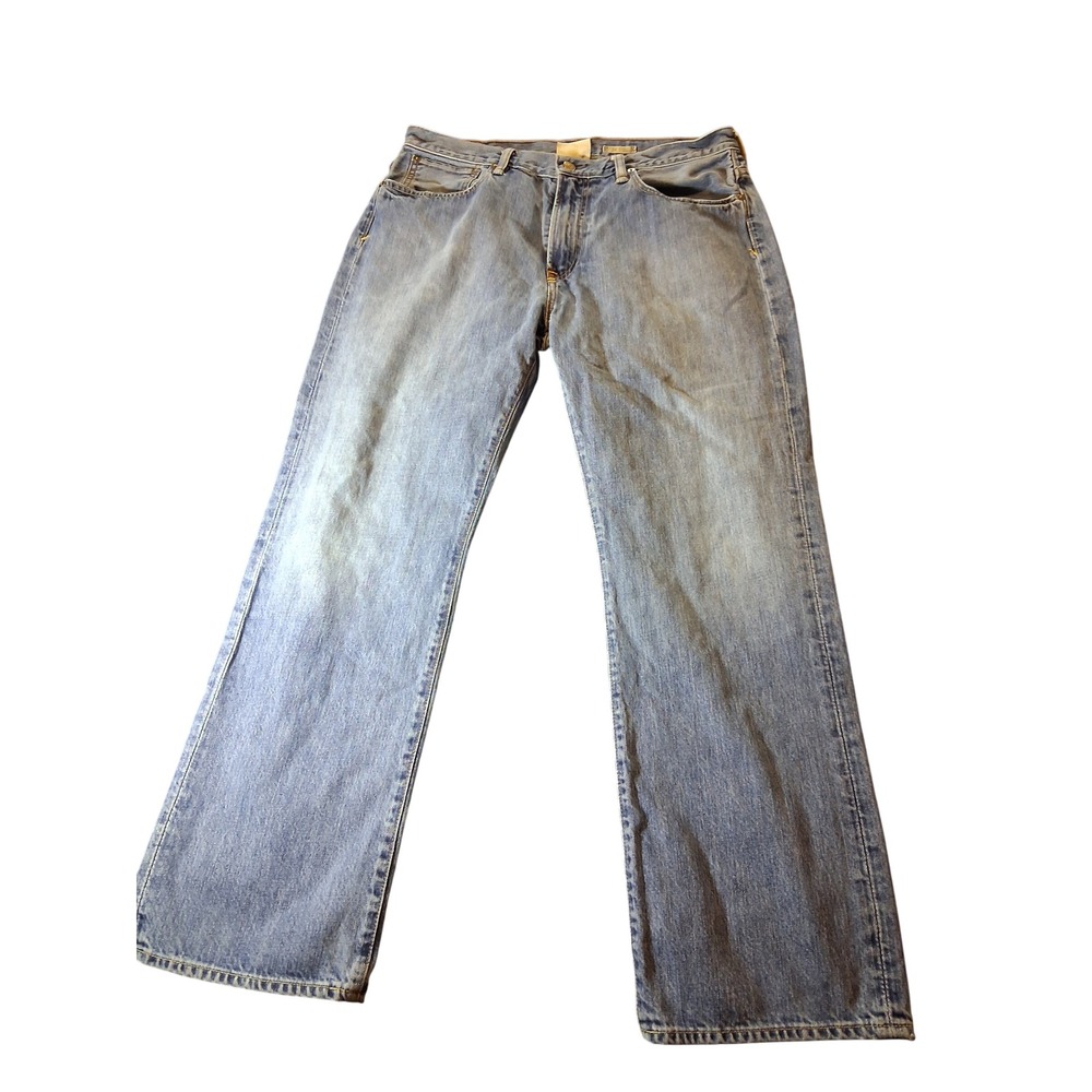 Polo Ralph Lauren Vintage 67 Light Wash Straight Leg Denim Jeans Mens 34x30